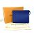 Pochette Voyage MM Taiga di Louis Vuitton Blu - vista 15