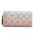 Cartera Zippy Mahina Gradient Louis Vuitton Rosa Blanco