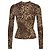 Camiseta de manga larga Dolce & Gabbana x Skims estampado leopardo algodón XL Estampado de leopardo