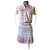 Dior Cherry Blossom Monogramm Rockanzug Rosa Viscose Pink