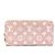 Cartera Zippy de denim Monogram Louis Vuitton Rosa