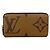 Louis Vuitton Monogram Giant Zippy Geldbörse Braun
