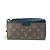 Zippy Louis Vuitton Monogram Macassar Long Wallet Brown Black