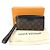 Zippy Louis Vuitton Monogram Macassar Long Wallet Brown Black - view 18