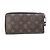 Zippy Louis Vuitton Monogram Macassar Long Wallet Brown Black - view 2