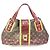 Louis Vuitton Monogram Mirage Boston/Schultertasche mit Greet-Verschluss Braun Rot