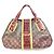 Louis Vuitton Monogram Mirage Boston/Schultertasche mit Greet-Verschluss Braun Rot - Ansicht 2