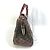Louis Vuitton Monogram Mirage Boston/Schultertasche mit Greet-Verschluss Braun Rot - Ansicht 4