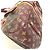Louis Vuitton Monogram Mirage Boston/Schultertasche mit Greet-Verschluss Braun Rot - Ansicht 6