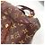 Louis Vuitton Monogram Mirage Boston/Schultertasche mit Greet-Verschluss Braun Rot - Ansicht 7