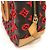 Louis Vuitton Monogram Tuffetage Deauville Cube Handtasche Braun Rot - Ansicht 10