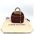 Louis Vuitton Monogram Tuffetage Deauville Cube Handtasche Braun Rot - Ansicht 14