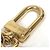 Vivienne Portachiavi in metallo dorato Louis Vuitton D'oro - vista 2