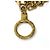 Portachiavi Monogram Reverse Louis Vuitton Marrone - vista 3
