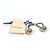 Fascia per capelli Louis Vuitton Monogram Nanogram Argento D'oro
