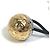 Fascia per capelli Louis Vuitton Monogram Nanogram Argento D'oro - vista 6
