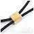 Fascia per capelli Louis Vuitton Monogram Nanogram Argento D'oro - vista 9