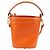 Borsa a Spalla PRADA in Pelle 2 in 1 Arancione Oro Auth ki5845 D'oro - vista 2