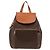 Céline CELINE Macadam Canvas Backpack PVC Leather Brown Gold Auth 133049 Golden - view 13