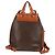 Céline CELINE Macadam Canvas Backpack PVC Leather Brown Gold Auth 133049 Golden - view 2