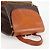 Céline CELINE Macadam Canvas Backpack PVC Leather Brown Gold Auth 133049 Golden - view 7