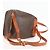 Céline CELINE Macadam Canvas Backpack PVC Leather Brown Gold Auth 133049 Golden - view 9