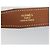 Hermès Cintura HERMES Constance in pelle oro blu Auth 133264 D'oro - vista 10