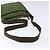 PRADA Schultertasche Nylon Khaki Silber Authentisch ki5844 - Ansicht 7