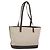 Céline CELINE C Macadam Canvas Tote Bag Gold Weiß Auth ep9987 Golden