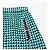 Falda CHANEL Tweed Verde Negro CC Auth 133643M - vista 11