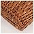 FENDI Strohtasche Handtasche Raffia Braun Gold Auth 134439V Golden - Ansicht 16