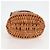 FENDI Strohtasche Handtasche Raffia Braun Gold Auth 134439V Golden - Ansicht 6