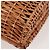 FENDI Strohtasche Handtasche Raffia Braun Gold Auth 134439V Golden - Ansicht 9