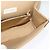 Saint Laurent Borsa a Spalla in Tela e Pelle Khaki Auth BA3537 Cachi - vista 20