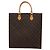 LOUIS VUITTON Borsa Sac Plat Monogram M51140 LV Auth 133703 Monogramma - vista 2