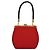 Borsa a mano FENDI in nylon rosso e oro Auth 135610 D'oro - vista 13