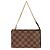 Bucket Pochette Marais in tela Damier Ebene di Louis Vuitton Marrone
