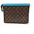 Pochette Voyage MM Monogramma Louis Vuitton Marrone Blu - vista 2