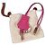 Hermès Clochette Hermes PHW Llave Rosa