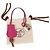 Hermès Clochette Hermes PHW Llave Rosa - vista 3