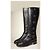 Increíbles Botas Turnlock de Chanel CC con múltiples hebillas Negro - vista 3