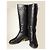 Increíbles Botas Turnlock de Chanel CC con múltiples hebillas Negro - vista 5