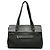Borsa a spalla Salvatore Ferragamo in pelliccia nera Nero