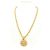 Collar Chanel dorado con colgante - vista 7