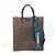 Borsa Sac Plat 2-Way LV Friends Monogramma Louis Vuitton Marrone