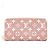 Cartera larga de denim Monogram Louis Vuitton Rosa