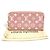 Cartera larga de denim Monogram Louis Vuitton Rosa - vista 14