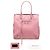 Balenciaga Pink Leder Papier A5 Tote - Ansicht 11