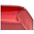 Borsa a spalla olografica CC in vinile rosso Chanel - vista 9
