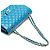 Chanel Blu Medio Classico Caviar Doppio - vista 7